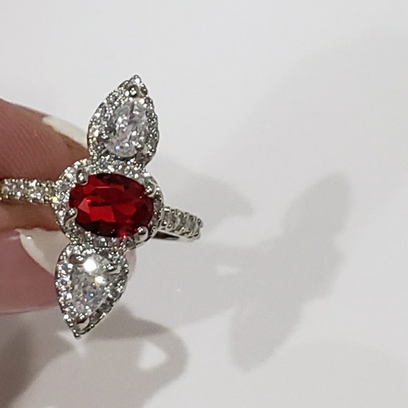 Sapphire gemstone, 925 silver ring - Picture 2 of 13